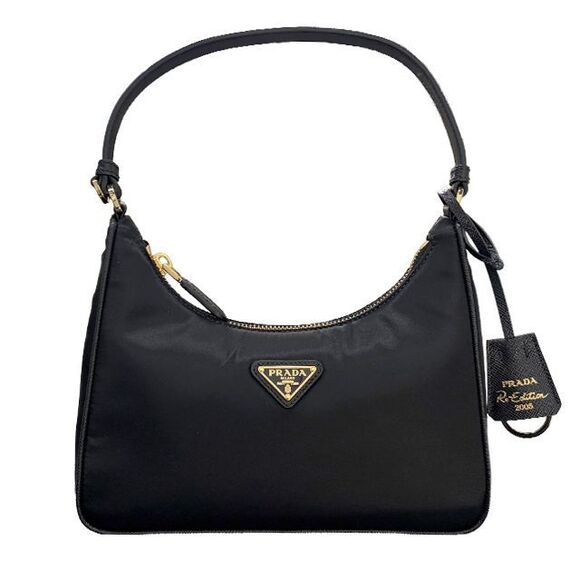 Prada Handbags - Triangle Logo Re-edition Nylon Saffiano Shoulder Mini Bag